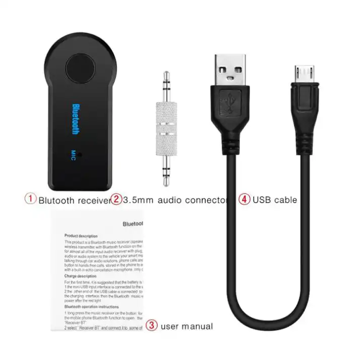Bulk Sale Factory 3.5mm car accessories Audio Receivers Music Home Car Receiver Adapter Printer Blue-tooth Adapter