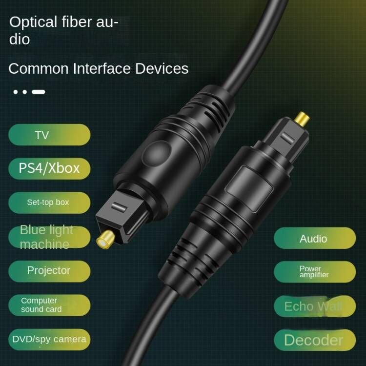 XXD Factory Wholesale 4.0mm Diameter Gold Plated Audio Optical Cable Toslink Connectors Power Amplifier Cable