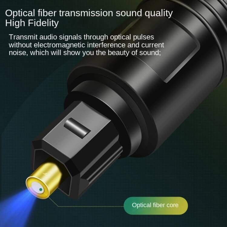XXD Factory Wholesale 4.0mm Diameter Gold Plated Audio Optical Cable Toslink Connectors Power Amplifier Cable