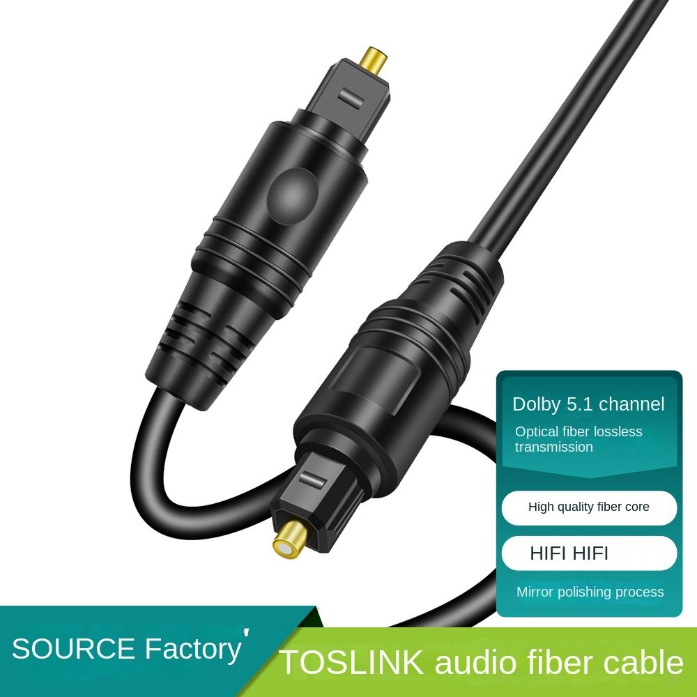 XXD Factory Wholesale 4.0mm Diameter Gold Plated Audio Optical Cable Toslink Connectors Power Amplifier Cable