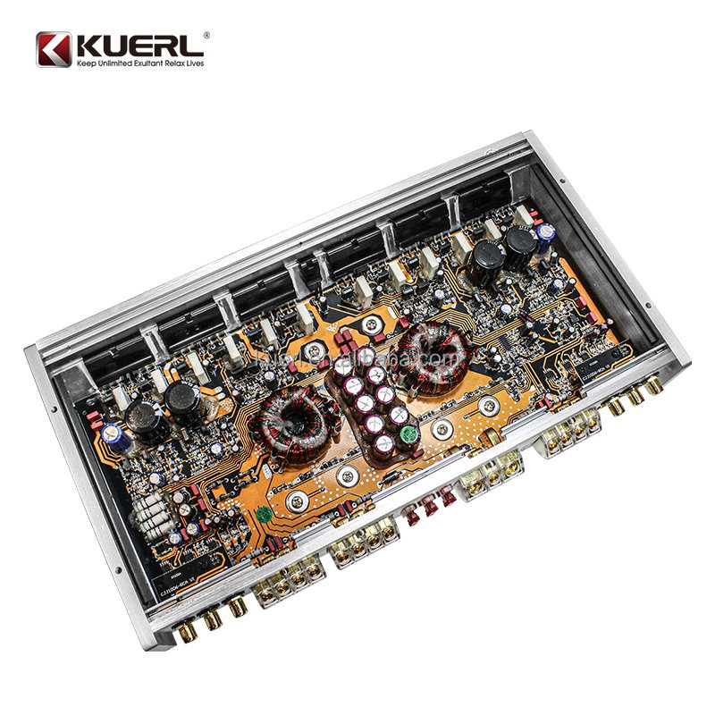 Newly Wholesale AB Class High-Power 6*100W 6-Channel Car Audio Power Amplifier for Car Audio Modification