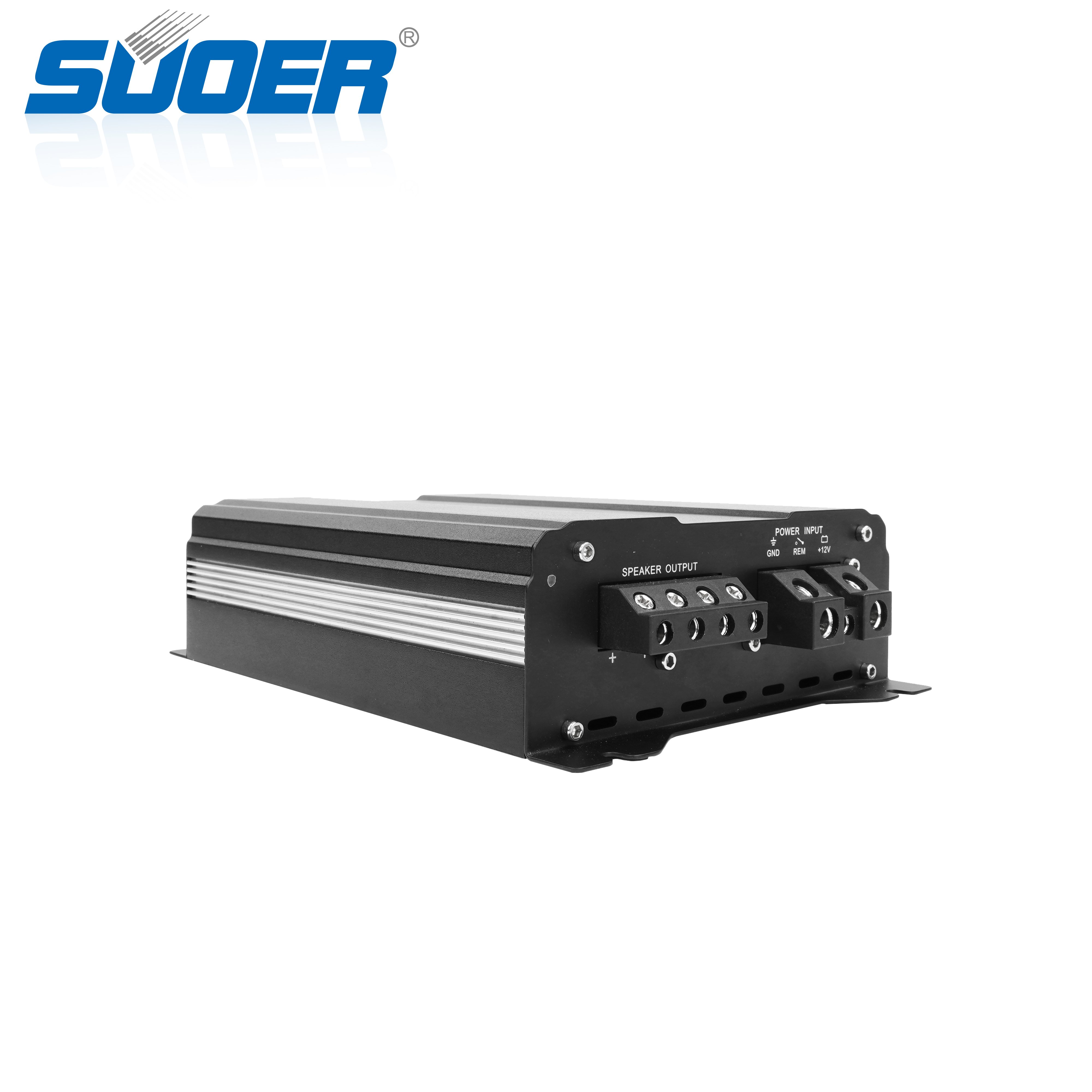 Suoer CL500.1D-H Auto Music Monoblock Channel 500w Rms Power Car Amplifier 1000w Mosfet Car Power Amplifier