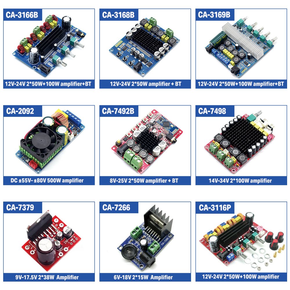 DC12-24V 50Wx2 2.1 Sound Channel TPA3116D2 Amplifier Audio Module XH-M139 Digital TPA3116D2 Input Type Product Audio Accessories