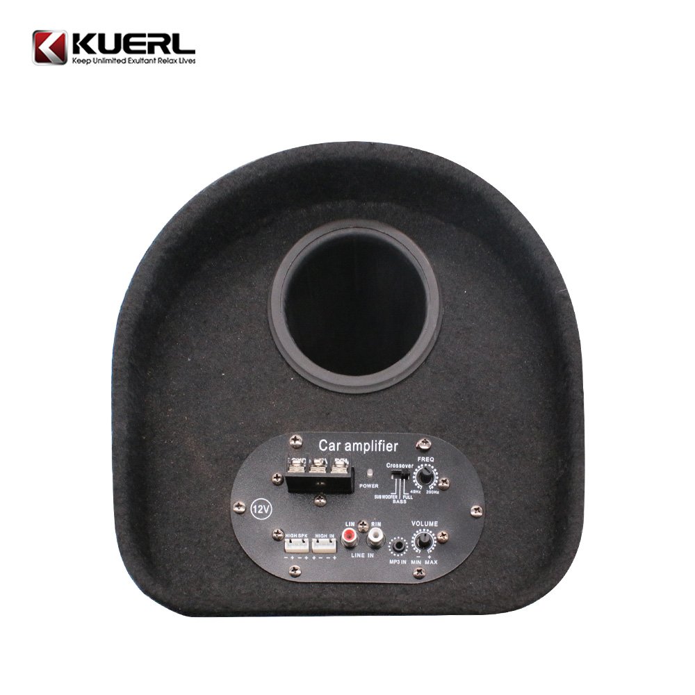 8" Active Tunnel Subwoofers Bass Tube 8 Inch Enclosure Car Sound Speakers Box Super Heavy Bass Round Subwoofer With Amplifier
