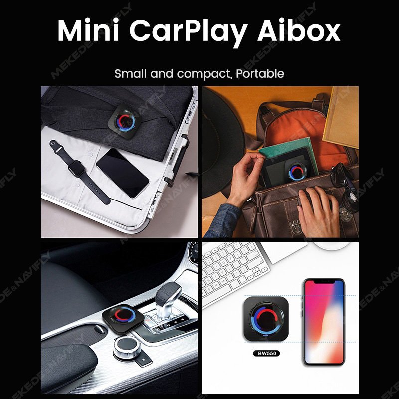 MEKEDE Qualcomm 6125 Smart AI Android Box Auto Gps 4g Car Play GPS 8CORE 4G SIM WIIFI for Universal BMW ID6 ID7 ID8 ID9