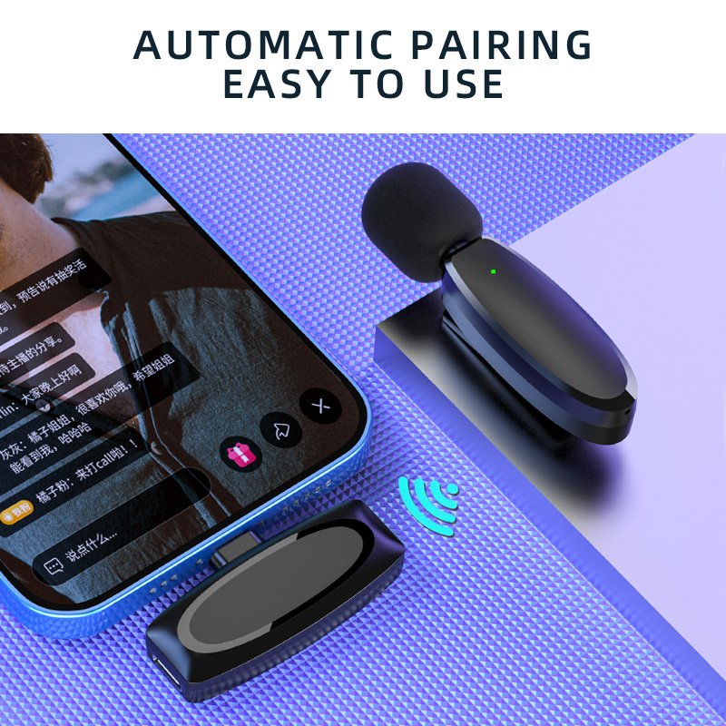 VIMAI Mini Microphone Wireless Professional microphone transmittand Good Performance Highly Experience Sound Microphones