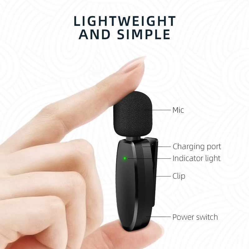 VIMAI Mini Microphone Wireless Professional microphone transmittand Good Performance Highly Experience Sound Microphones