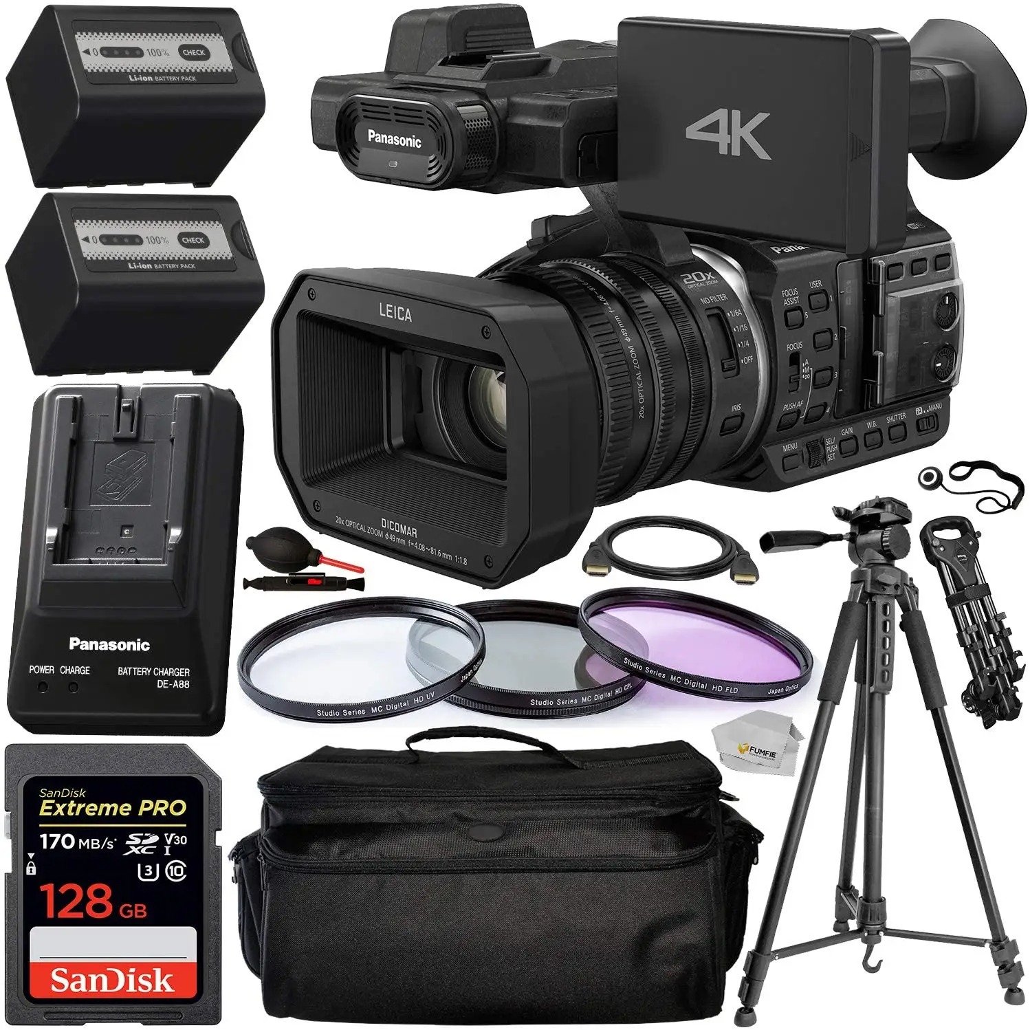 Ready to Ship Brand New HC-X1000E 18.91 MP Camcorder - 4K - Black Camera