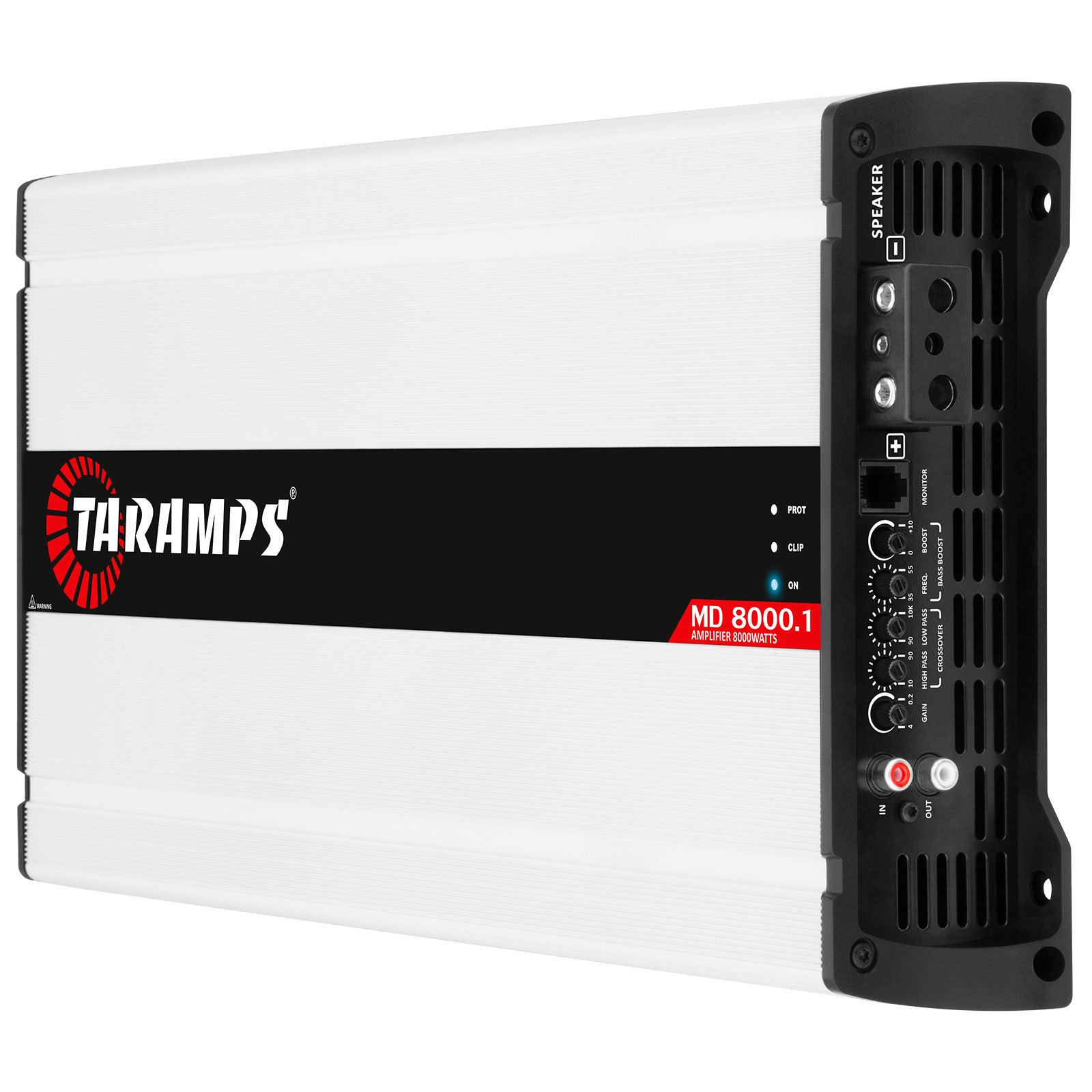 Taramps MD 8000.1 Digital Amplifier 1 or 2 Ohms 8000 Watts RMS Car Audio Monoblock Great for Car Audio Subwoofer Sound MD 8k