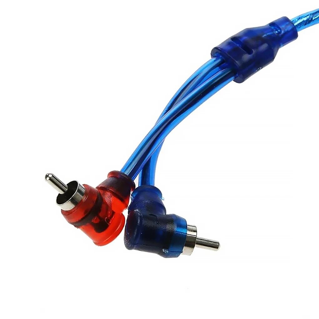 Car Amplifier Cable Installation Wiring RCA Wire Vehicle Digital Stereo Hi-fi Audio Cable 2m