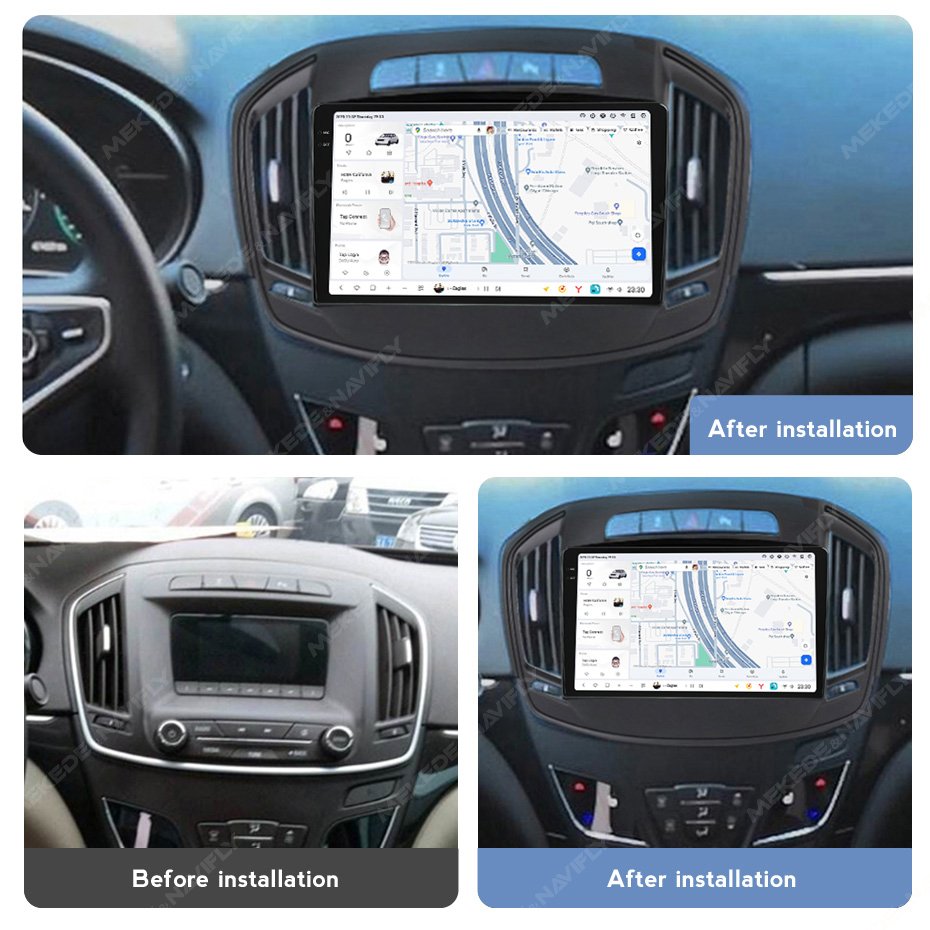 Mekede DUDUAUTO Radio Video Car-play Auto Android 360 Panoramic Camera for Opel Insignia 2013-2017 with Car Radio Car Play