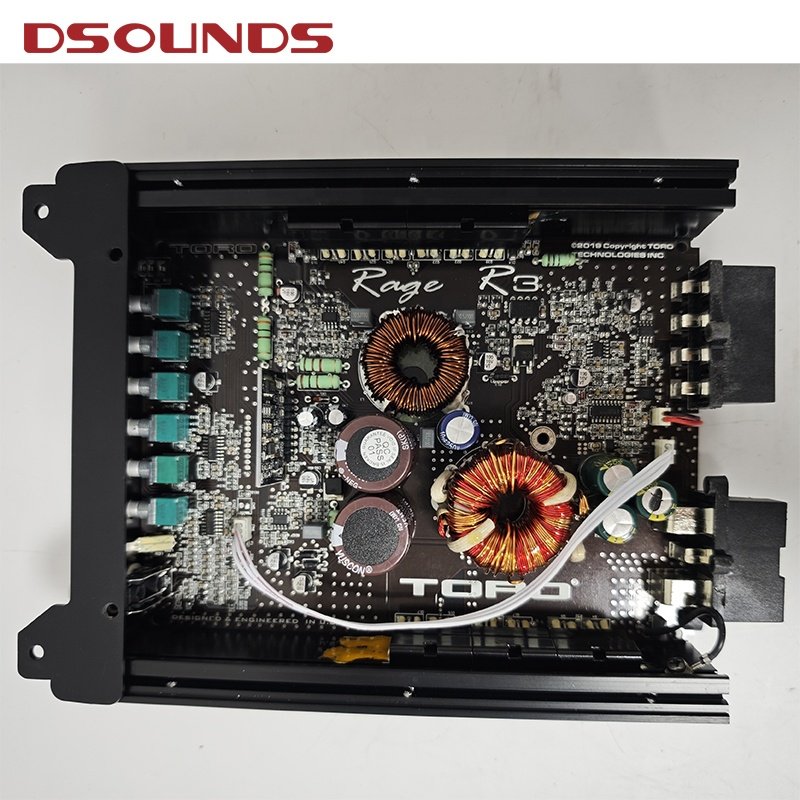750 Watts RMS / 1500w MAX - 1Ω Stable Monoblock Car Amplifier with High Quality R3 Car Amplifier for Car Audio Woofer Speaker
