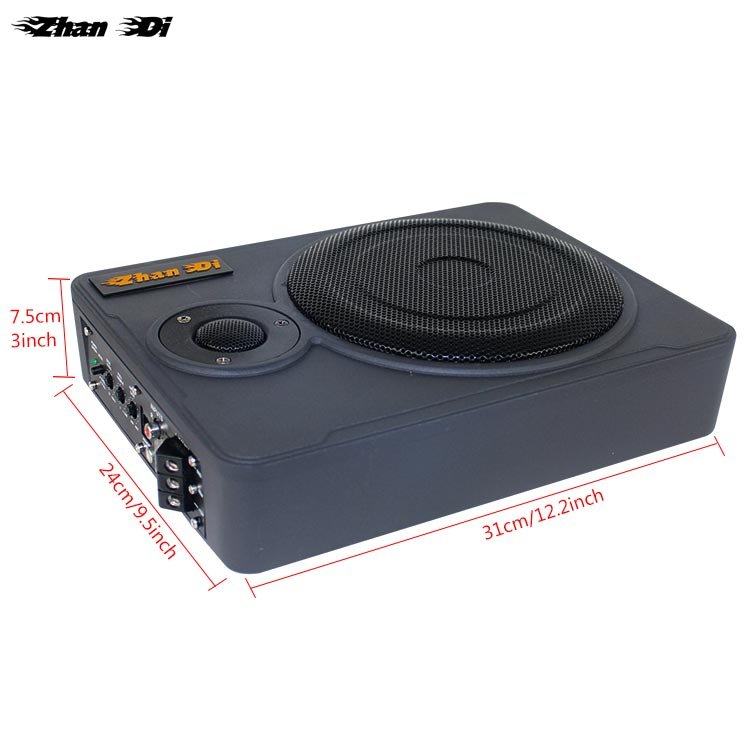Car Subwoofer Built in Amplifier Underseat Subwoofer Car 500w Subwoofer 8 Inch in Box Made