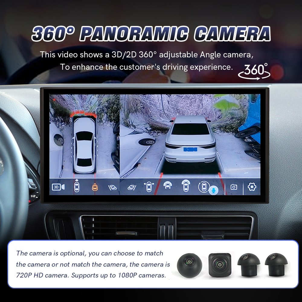 ZLH 13.1 Inch 8core HD1920*932P Touch Screen Android 13 AUTO Carplay for Audi Q5 A4 A5 2009-2016 Car Radio WiFi DVD Player Navi