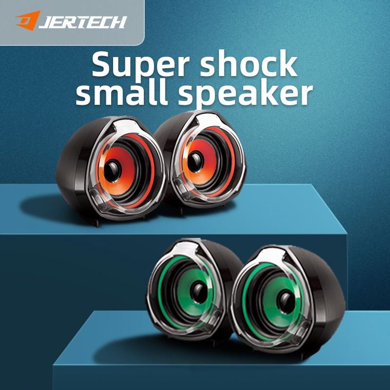 JERTECH S1 Speakers Audio System Sound Box Gaming Car Mini Speaker Accessories Portable Sound Equipment Amplifiers Speakers