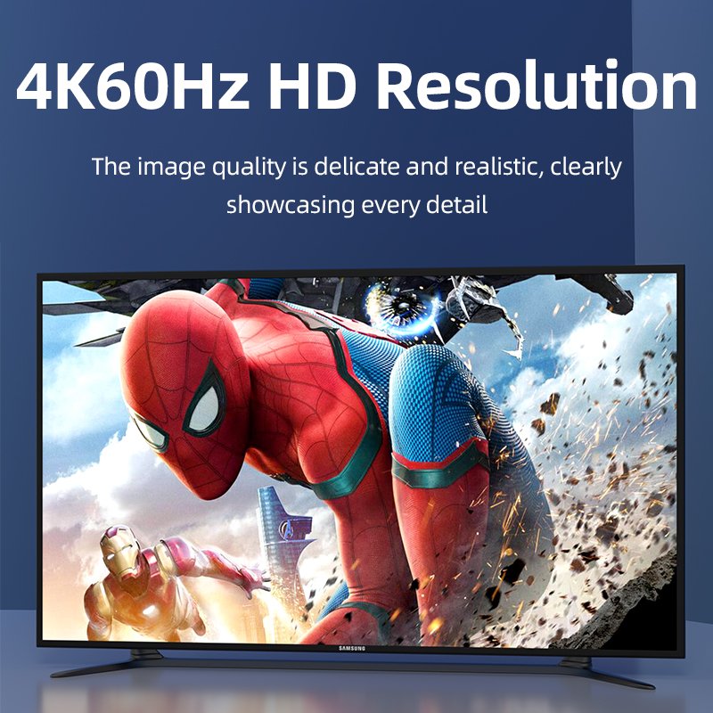 Mini HDMI HD Cable Camera Notebook Adapter 4k@60hz Cable Mini hdmi to hdmi Male to Type Kabel 1.5m
