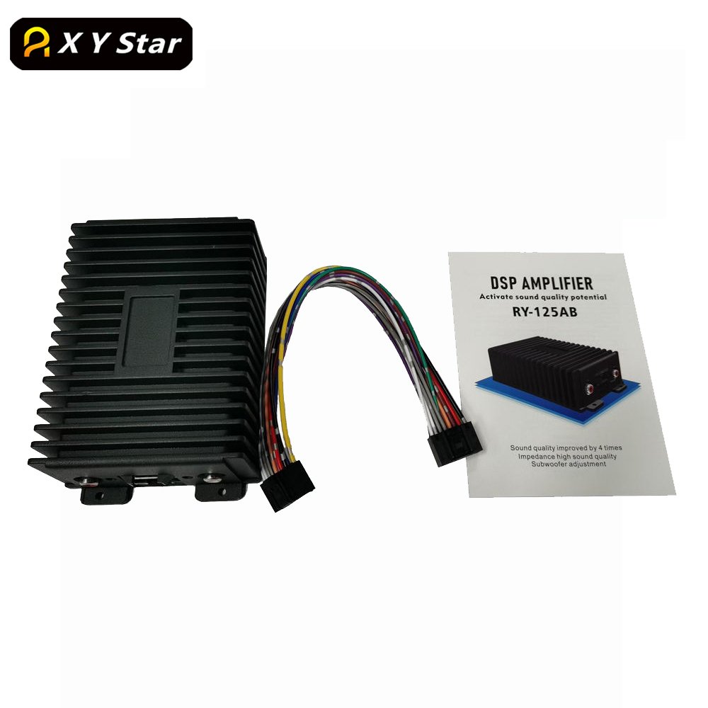 XYstar Android Stereo AB Class Equalizer Voice Bass DSP 12V HIFI High-power 4-channel Sound Digital System Car Audio Amplifier