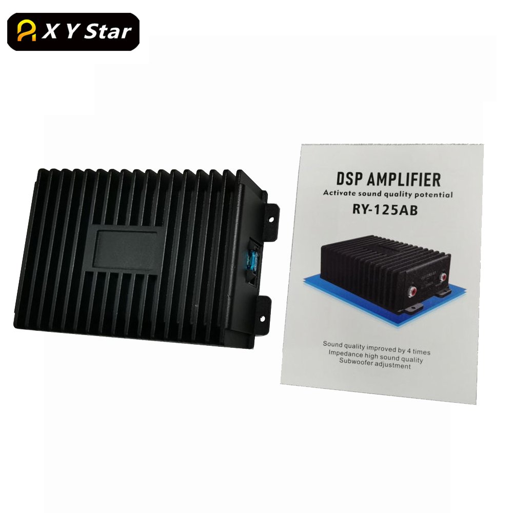 XYstar Android Stereo AB Class Equalizer Voice Bass DSP 12V HIFI High-power 4-channel Sound Digital System Car Audio Amplifier