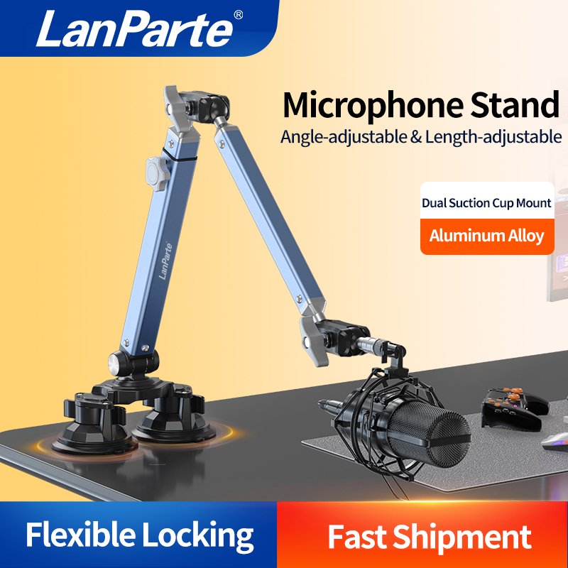 Wholesales Professional Desktop Microphone Stand Holder Lazy Stand Studio Microphone Boom Arm Microphone Accessories