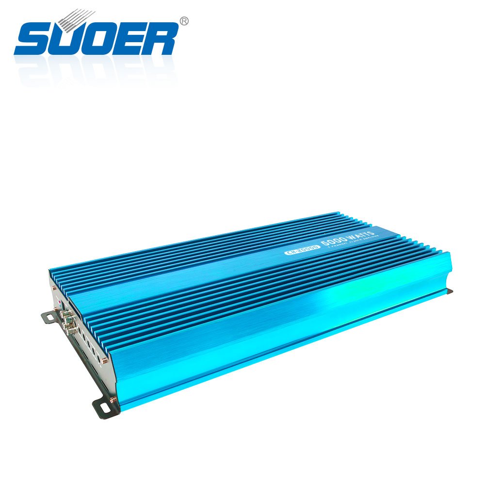 Suoer CH-2000D New Product 12V 4 Ohm 2000w 5000W Professional MONO Channel Car Amplifier Class d DJ Car Amplifier Class d 5000