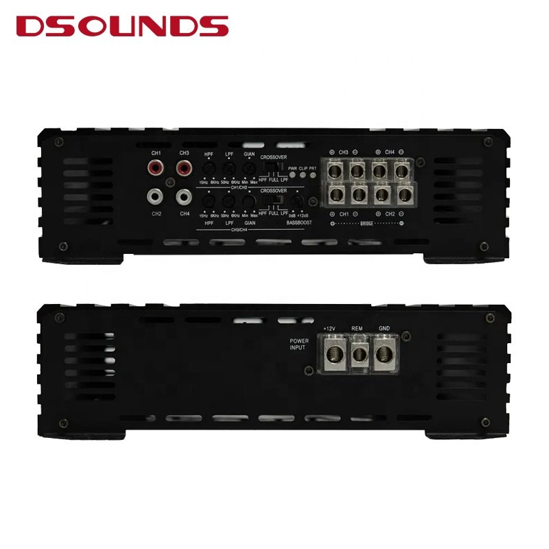Full Range 4CH Brazilian Style Car Amplifier with 400WrmsX4 and Good Price Car Amplifier for Car Audio
