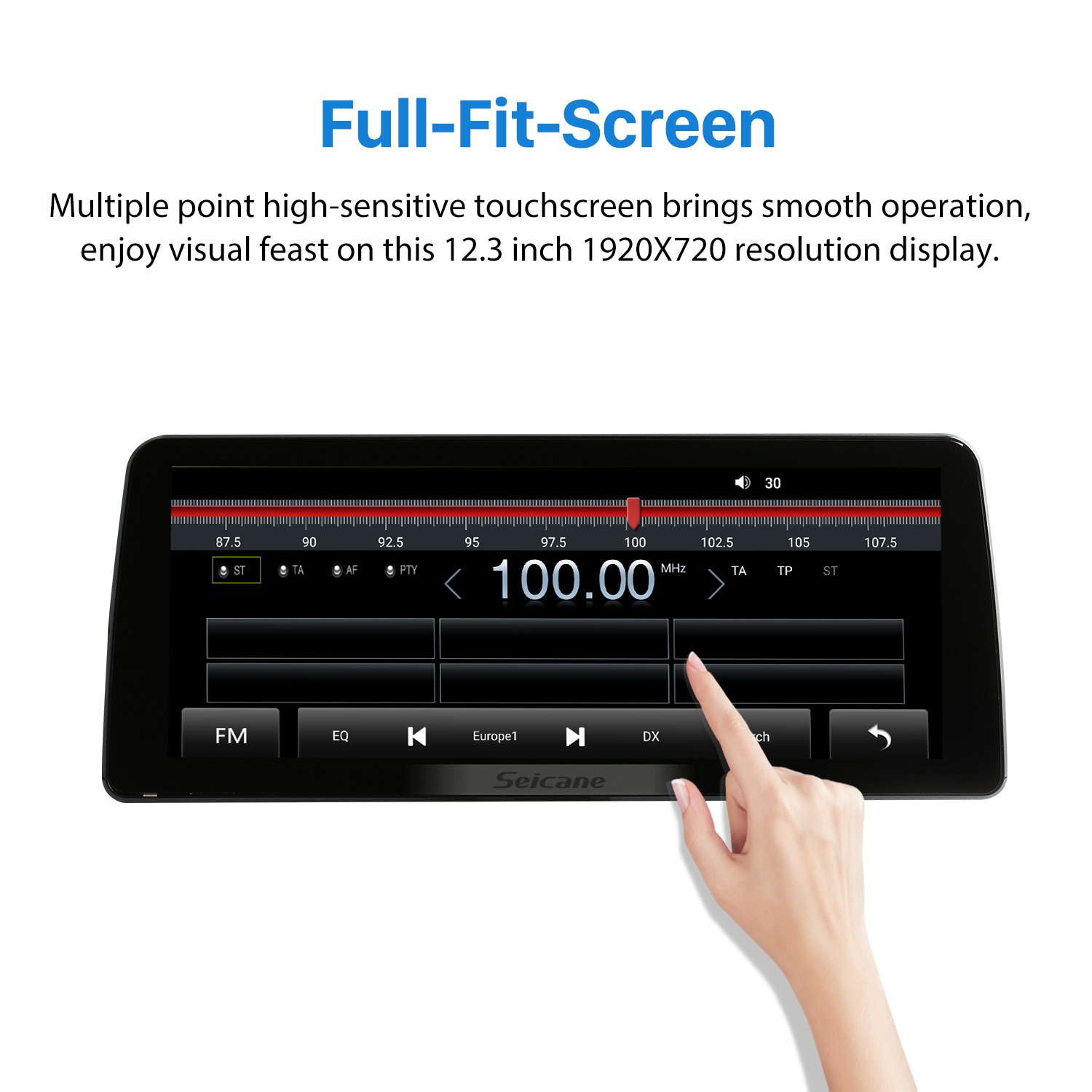 12.3 Inch Car Multimedia Player Stereo Gps Radio Android for 2018-2022 GREAT WALL WINGLE 7 GPS Navigation Carplay