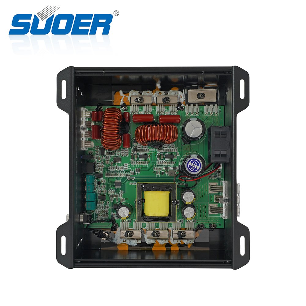 Suoer CP-2000 2000 Watts Class D Car Amplifier Wholesale Price with 1 Channel and Crossovers Combination