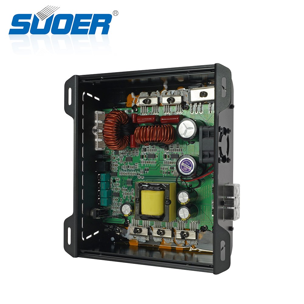 Suoer CP-2000 2000 Watts Class D Car Amplifier Wholesale Price with 1 Channel and Crossovers Combination