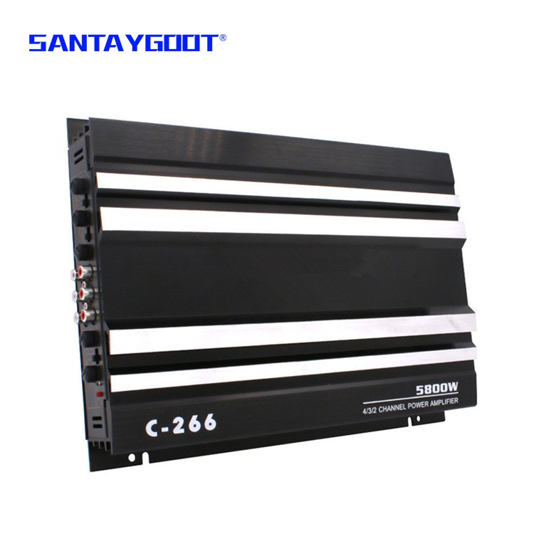 Factory Wholesale Car Audio Power Amplifier 12V Class AB Car Amplifier 4-channel(C-266)