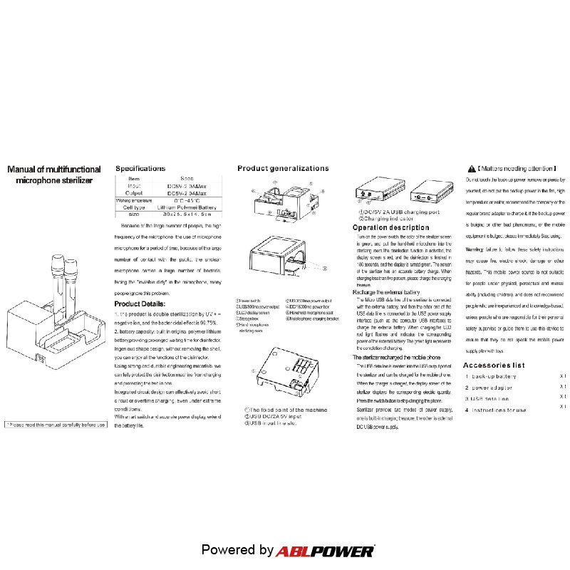 Microphone sterilizer Effective