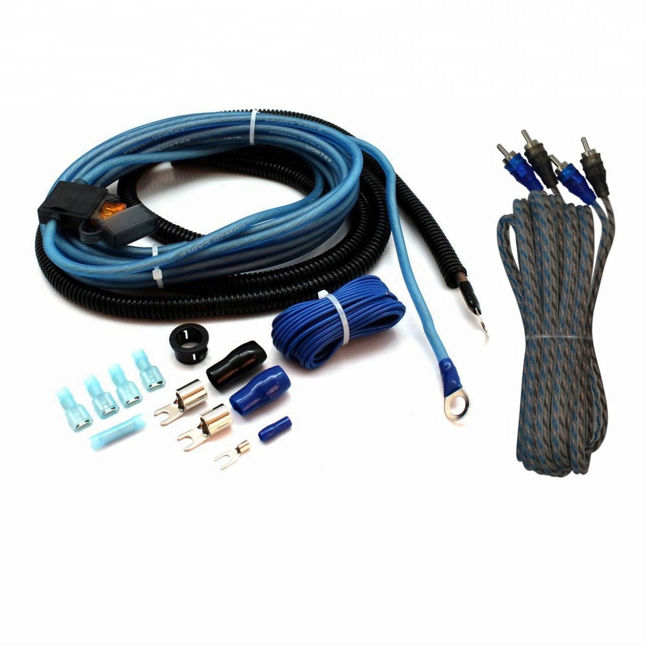 0 4 8 10 Gauge Awg Ga OFC CCA TCCA Soft Flexible Audio Car Power Cable Installation Amplifier Amp Wiring Kit