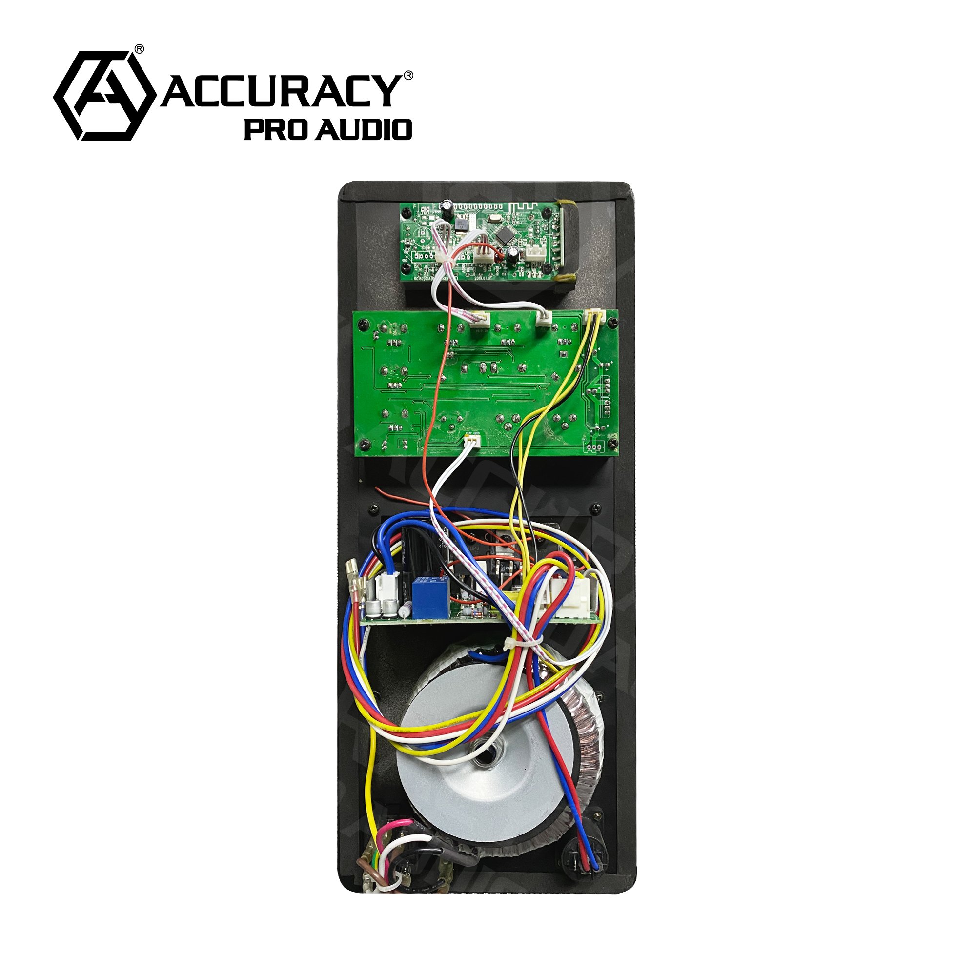 Accuracy Pro Audio APB 450W 15 Inch Speaker Output 4 Core Bi-amp Class H BT Mixer Power Amplifier Plate Module Board