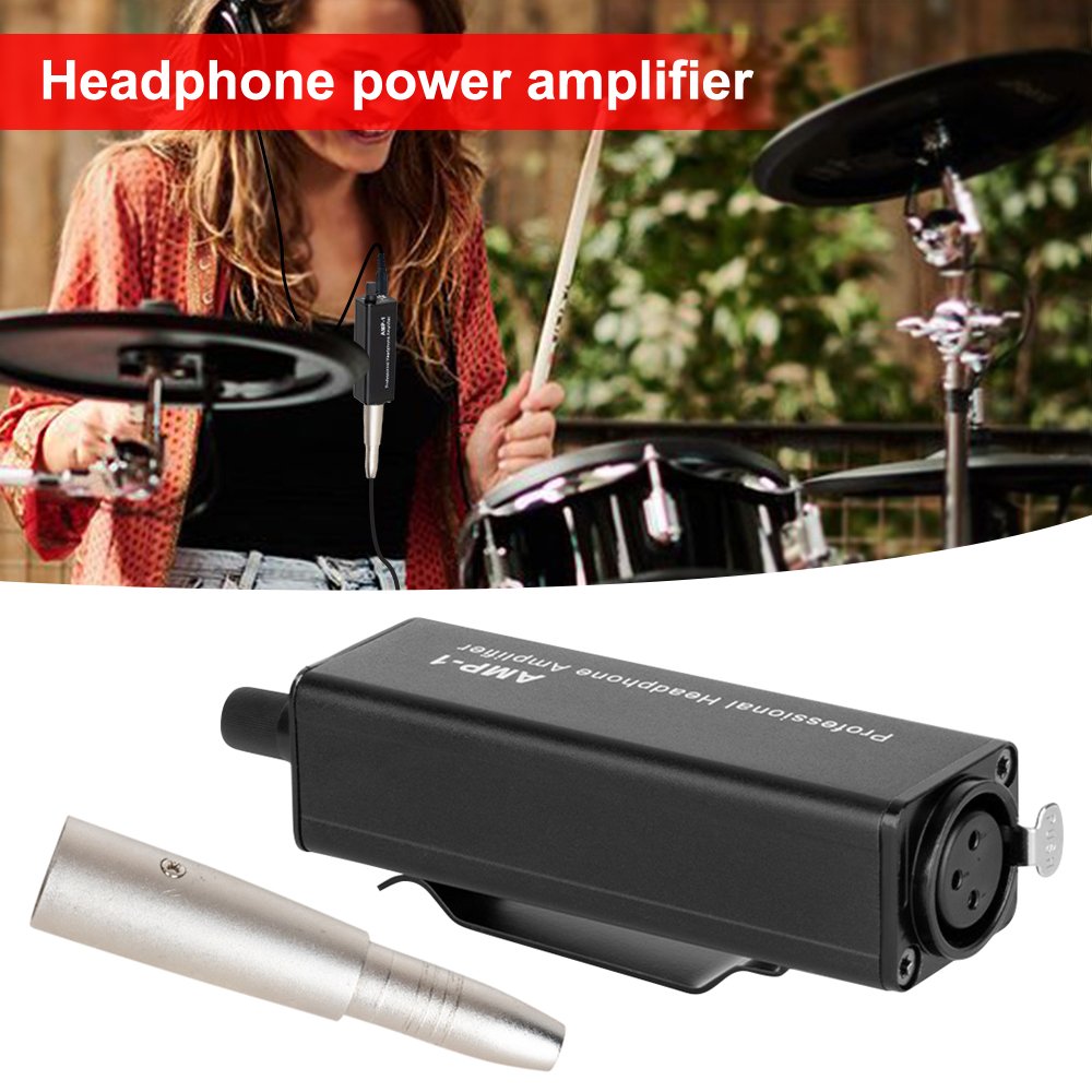 Portable Headphone Amplifier XLR To 3.5MM Audio passive direct amplifier AMP-1 live headphone power Amplifier