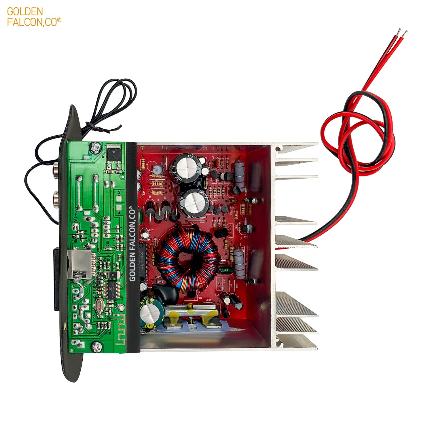 12V Subwoofer HIFI Bass Power Amp USB TF BT Car High Power Bass Amplifier Board