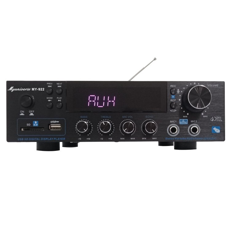 Good Quality 220V Car Audio Power Amplifier 2 Channel Class D Subwoofer Audio