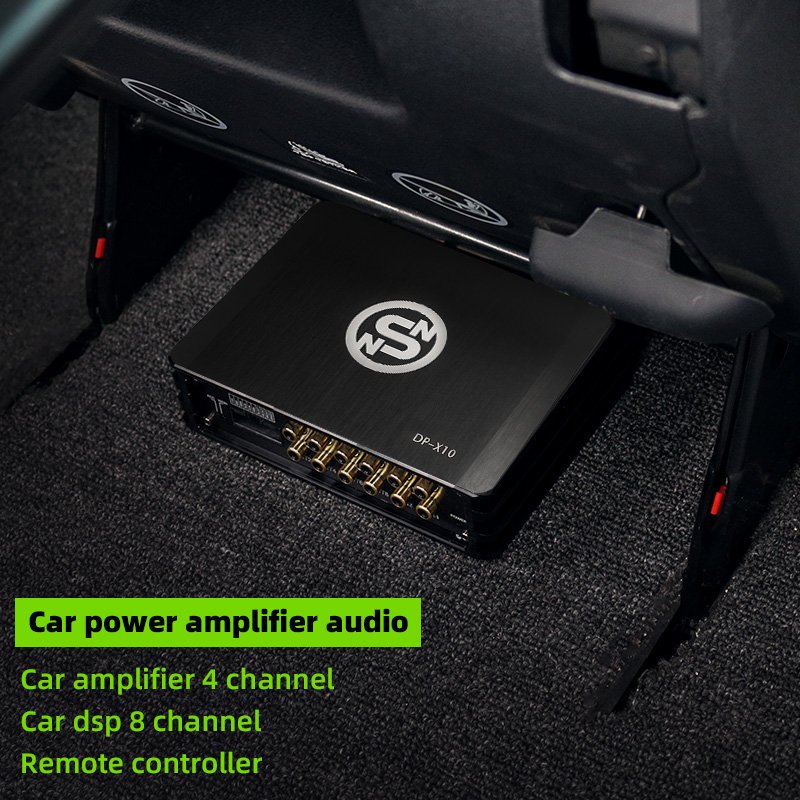 Factory Directly Car Amplifier DSP Processor 4 Channel Powered Amplifier with Digital Signal Processor