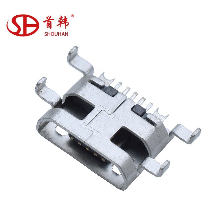 Best quality Audio Video Adapter 5pin charging interface PCB Converter Female MICRO USB Connector for charge