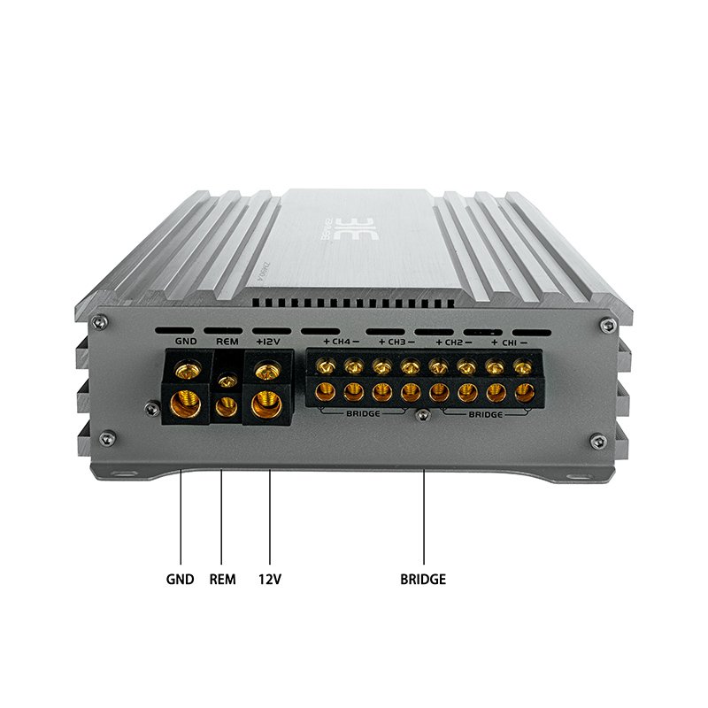 QMF-ZM90.4 High Quality Class ab 4 Channel Car Amplifier 12V Car Audio System for Speakers