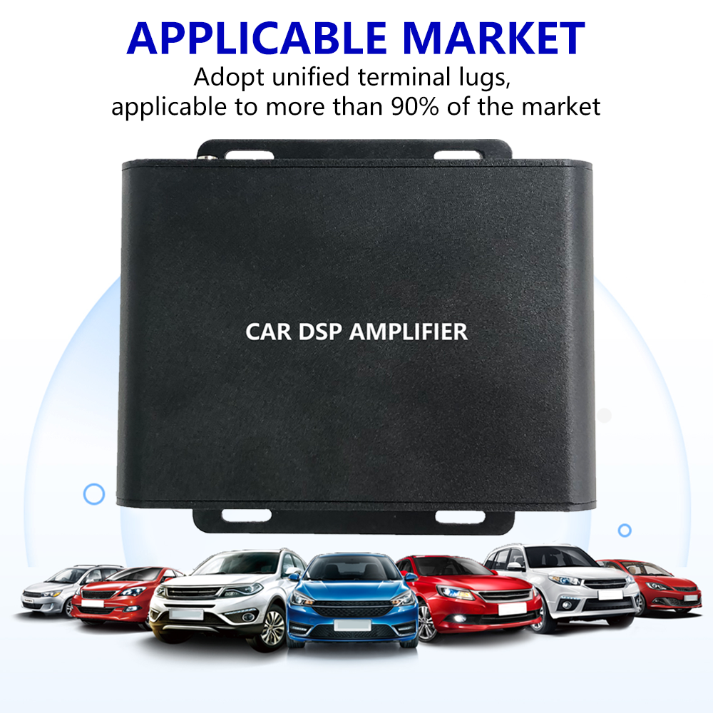 Bosstar MIni High Power DSP Car Power Amplifier Dsp Car Audio Amplifier Sound Upgrade for Android Screen