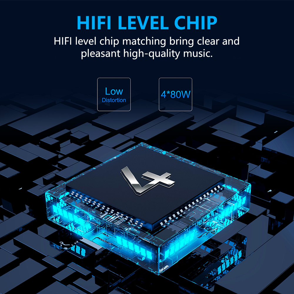 Bosstar MIni High Power DSP Car Power Amplifier Dsp Car Audio Amplifier Sound Upgrade for Android Screen