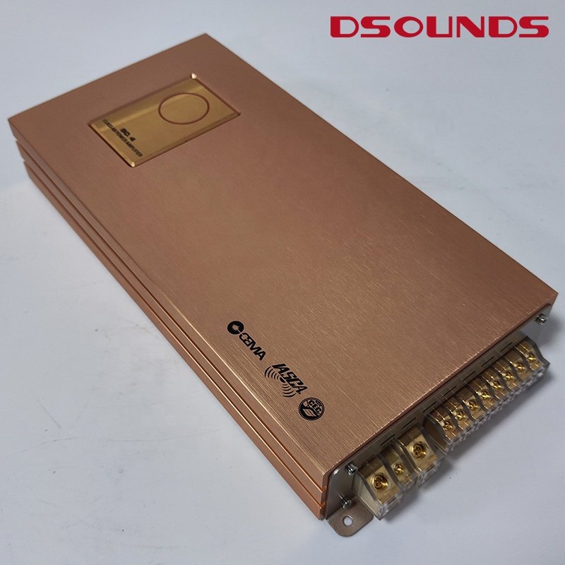Power Audio Amplifier 4x90watts Class AB Car Audio Amplifier for Full Range Speakers