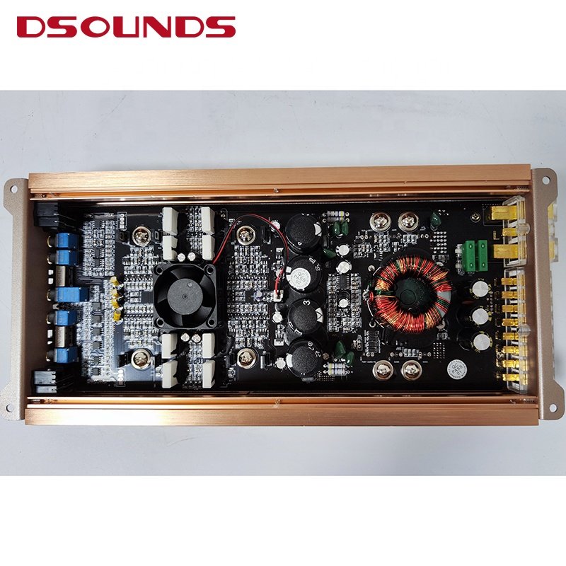 Power Audio Amplifier 4x90watts Class AB Car Audio Amplifier for Full Range Speakers