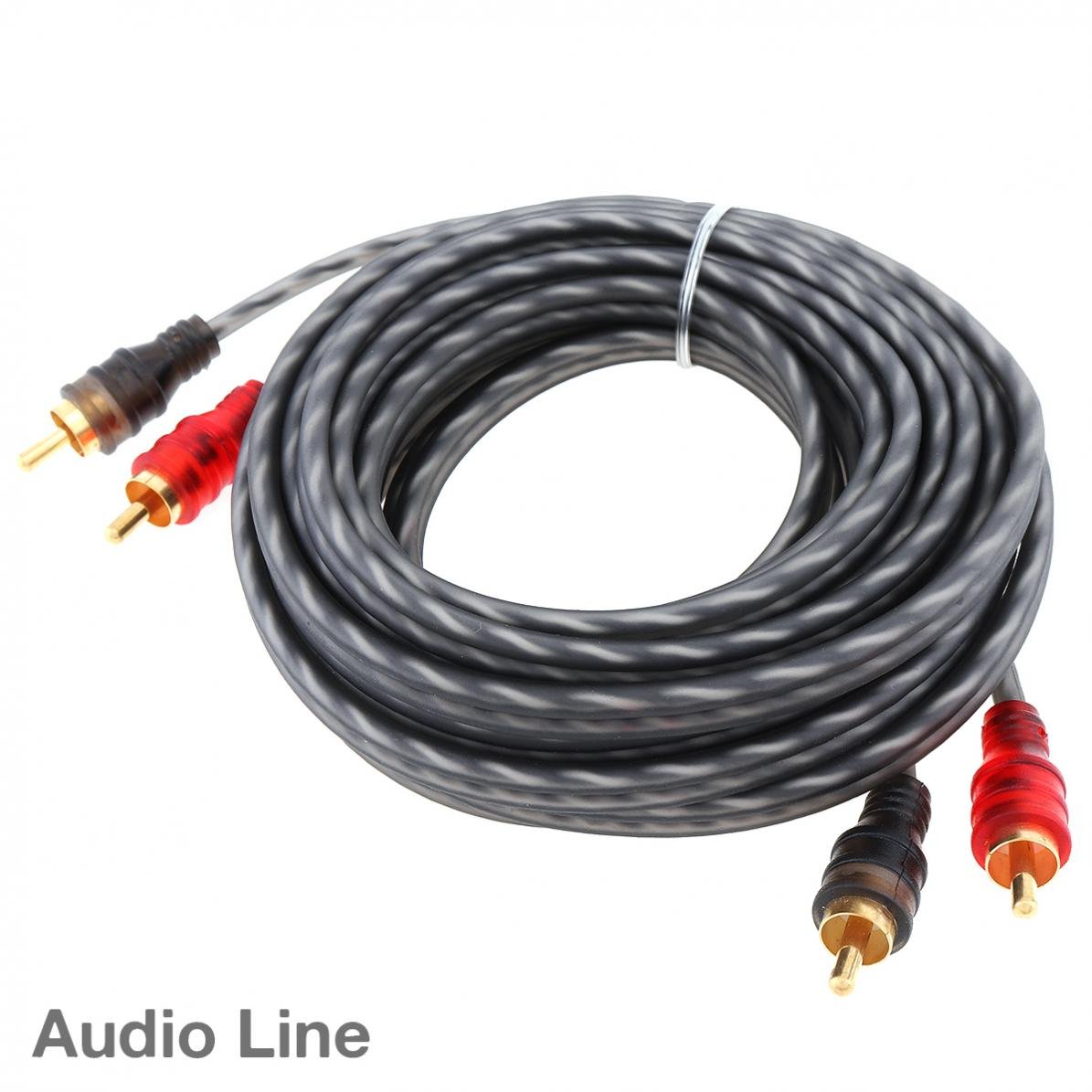 Car Audio Amplifier Wiring Kits 4GA 6GA 8GA Amplifier Installation Kit Car Subwoofer Cable Set (8GA)