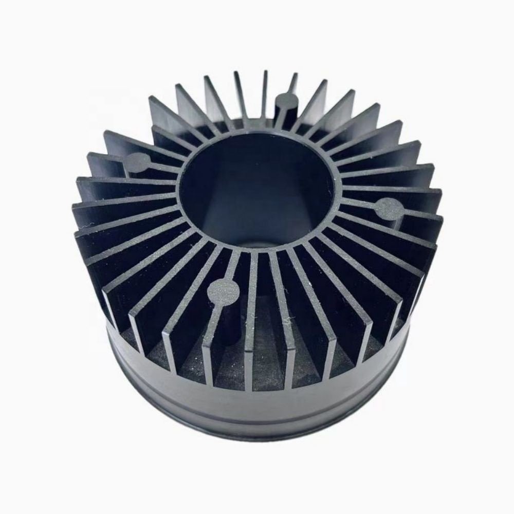 Cpu Electronic Stacked Fin LED Extruded Profile Aluminum Waterproof Heat Sink