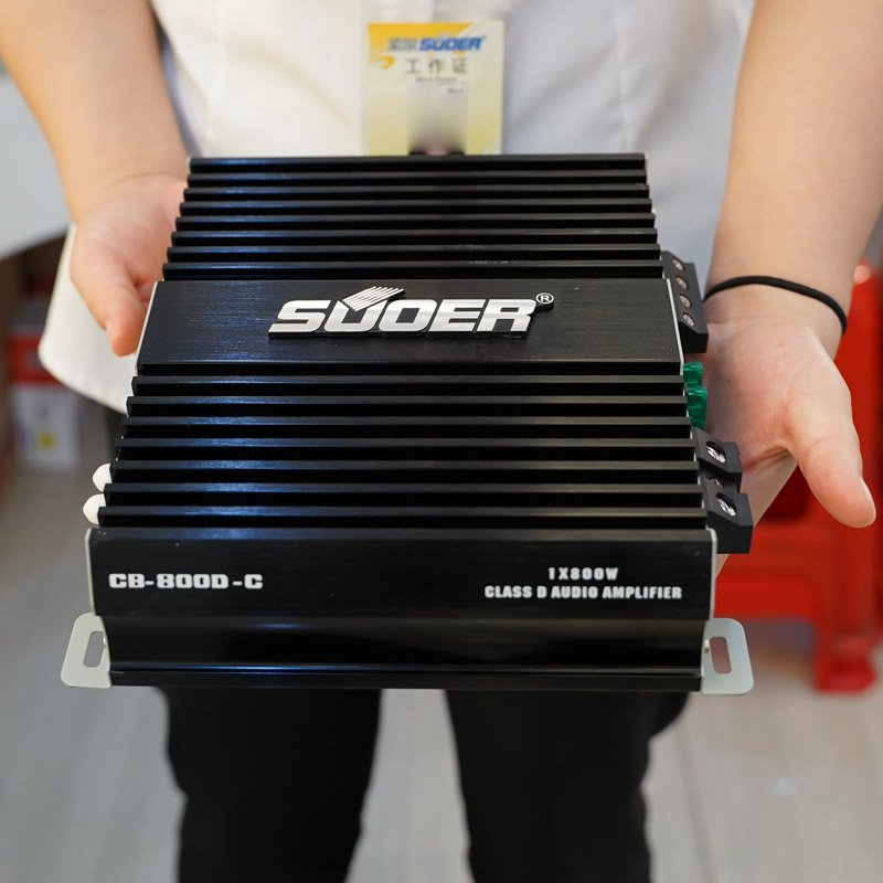 Suoer CB-800D-C 2400w Boom Car Amplifier Monoblock Audio Car Amplifier d Mini Car Power Amp