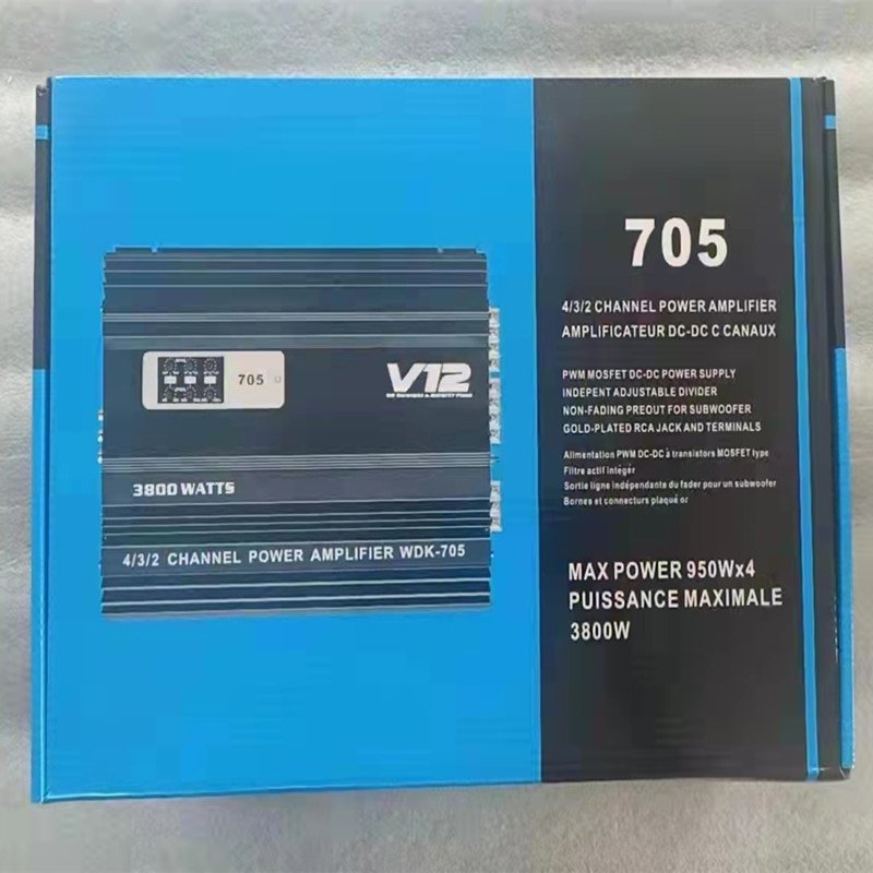 Soway OP-F SW-yh705 OEM Car Audio Amplifier 4 Channel Car 3800w Amp Class ab Car Amplifier Build 16years