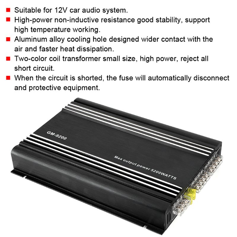 Soway OP-F SW-yh705 OEM Car Audio Amplifier 4 Channel Car 3800w Amp Class ab Car Amplifier Build 16years