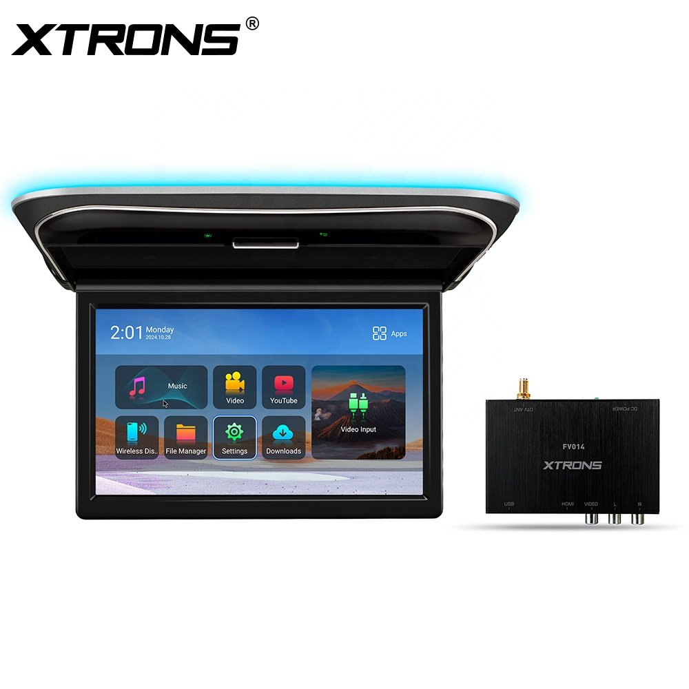 XTRONS 11.6 Inch IPS Screen Input Android Car Roof Multimedia Player Car Tv