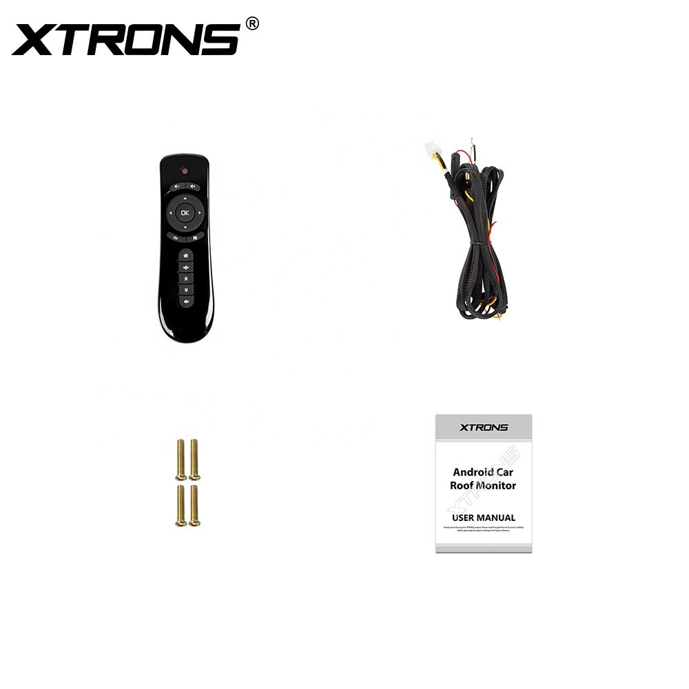 XTRONS 11.6 Inch IPS Screen Input Android Car Roof Multimedia Player Car Tv