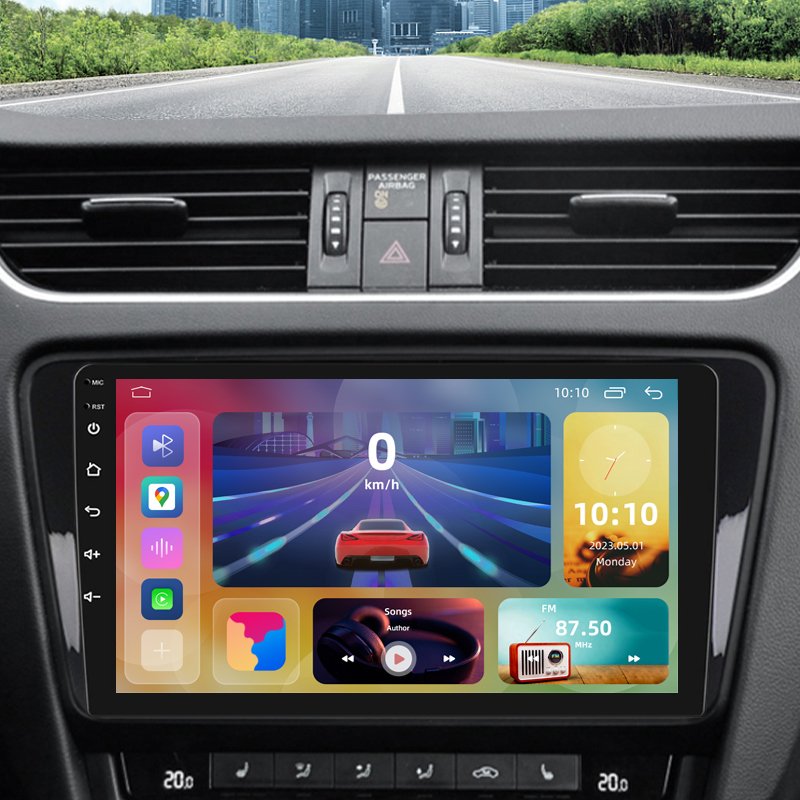 HENMALL Touch Screen 10 Inch Android Car Radio Stereo Universal Gps Audio Player 2DIN Multimedia Player Car Universal Stereo